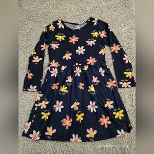 Carter's Kid's Navy Floral Dress, Girls size 6
